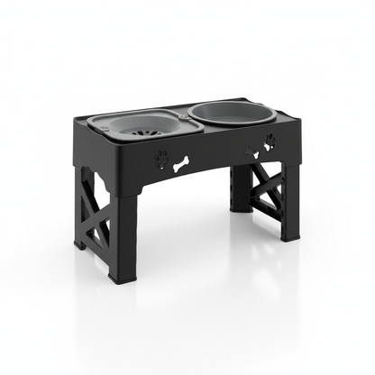Raised Dog Bowl Stand for Cats and Dogs Pet Feeder Bowls Double Feeder High Stand for Small Medium and Large Dogs Cats
