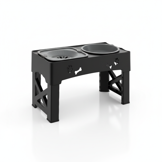 Raised Dog Bowl Stand for Cats and Dogs Pet Feeder Bowls Double Feeder High Stand for Small Medium and Large Dogs Cats